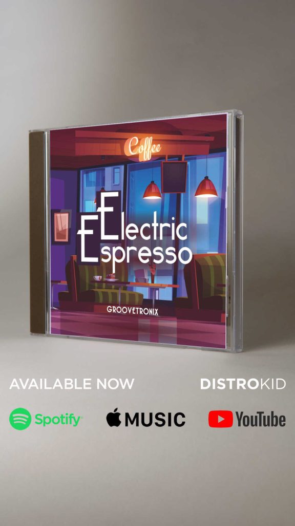 Electric Espresso DistroKid promo card